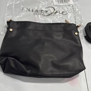 Thirty-One Black Crossbody Bag NWOT